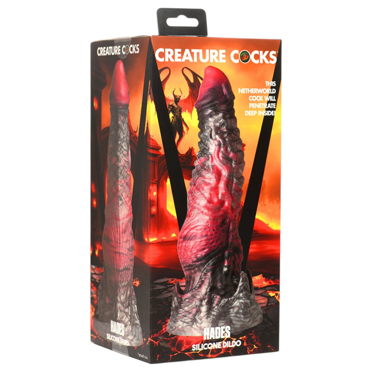 Creature Cocks Hades - szilikon dildó - M (színes) Creature Cocks Hades - szilikon dildó - M (színes)