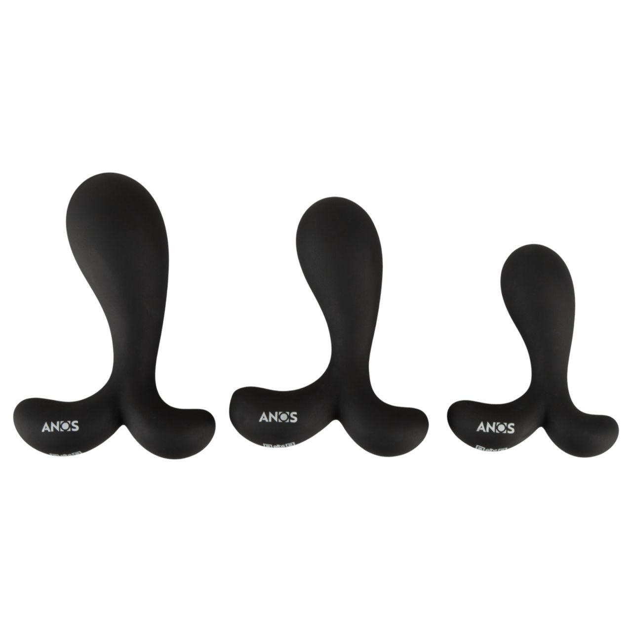 ANOS - anál tréning plug szett (fekete) ANOS - anál tréning plug szett (fekete)