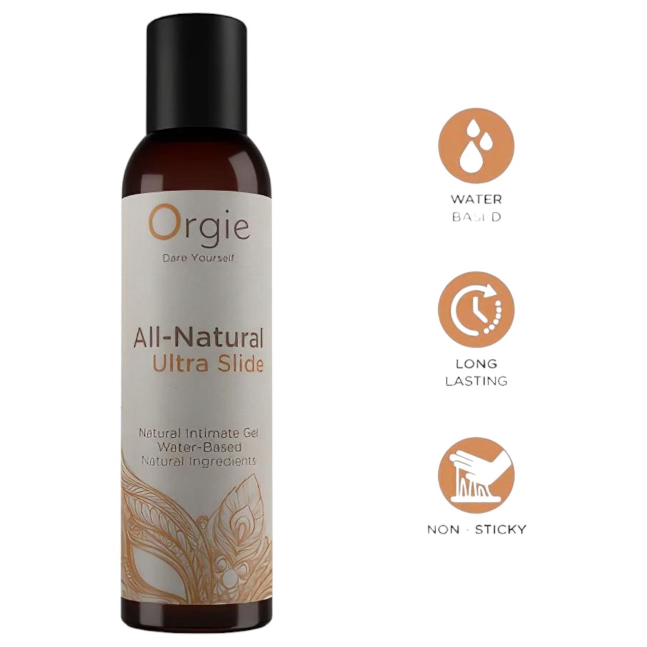 Orgie All Natural - hosszan tartó síkosító gél (150ml) Orgie All Natural - hosszan tartó síkosító gél (150ml)