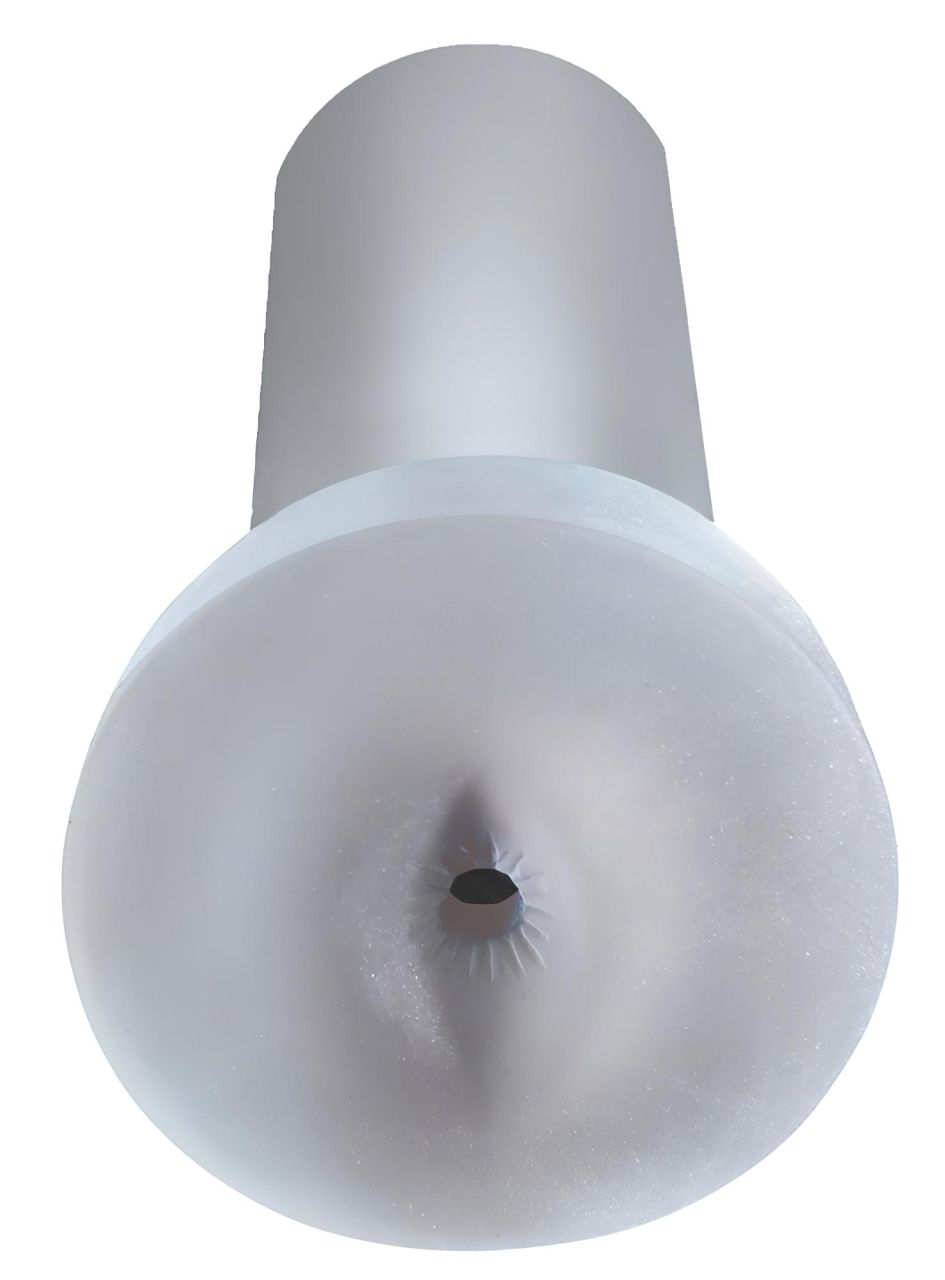 PDX Pump & Dump - élethű műpopsi maszturbátor (átlátszó)