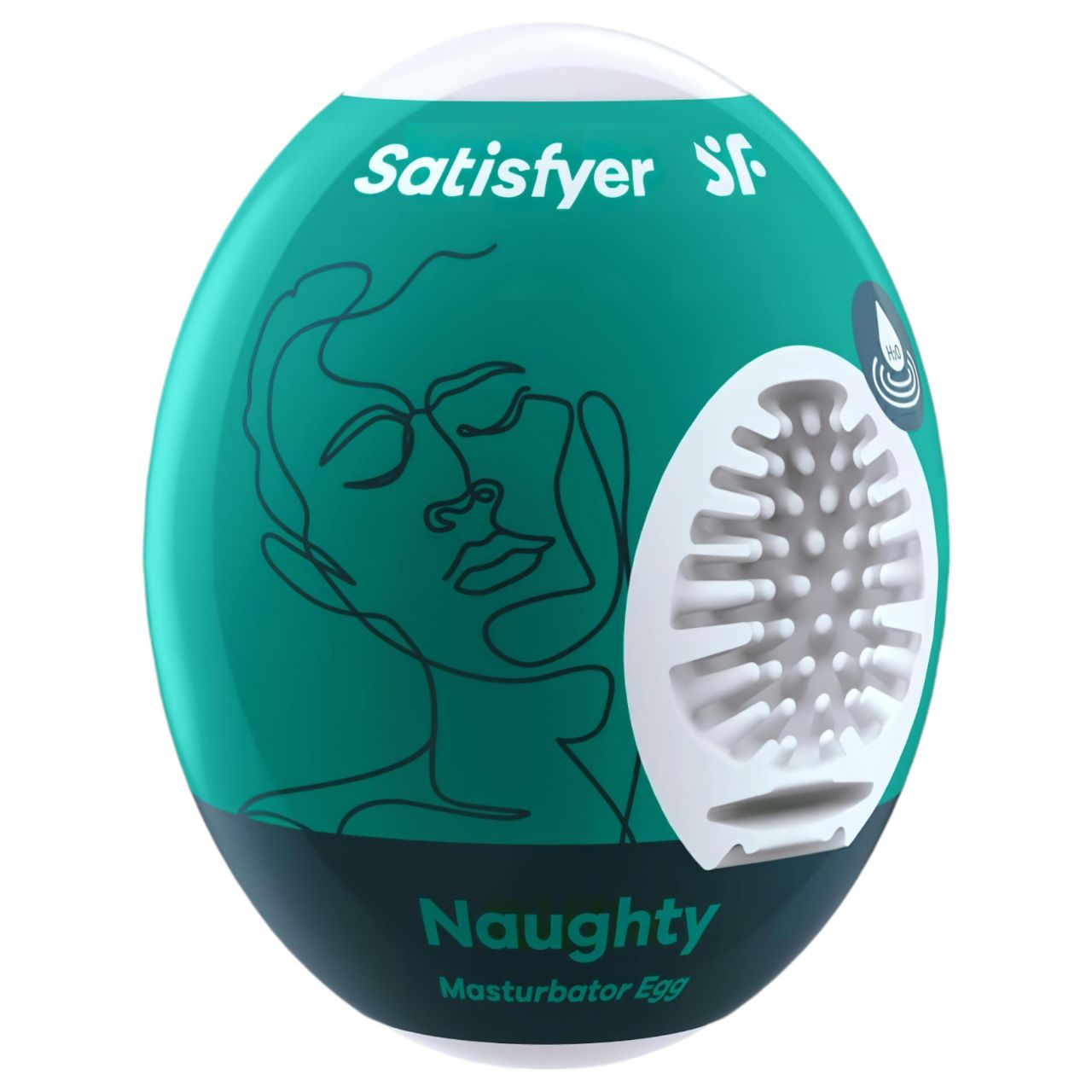 Satisfyer Egg Naughty - tojás maszturbátor (1db) Satisfyer Egg Naughty - tojás maszturbátor (1db)