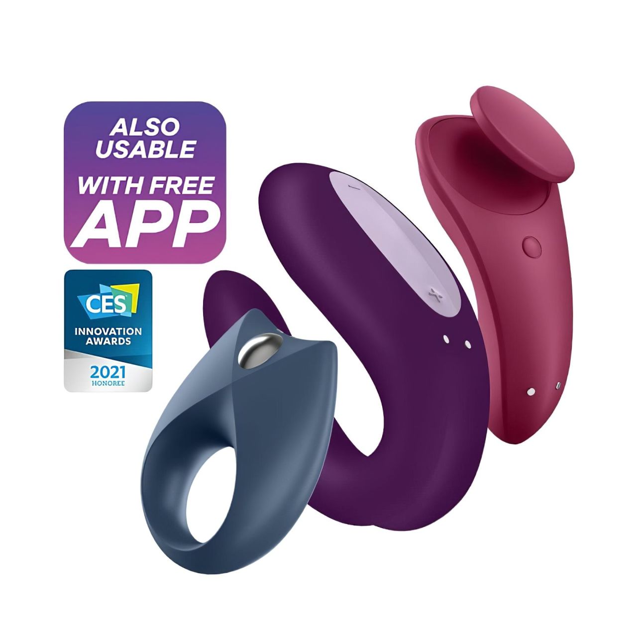 / Satisfyer Partner Box 3 - okos párvibrátor szett (3 részes) / Satisfyer Partner Box 3 - okos párvibrátor szett (3 részes)