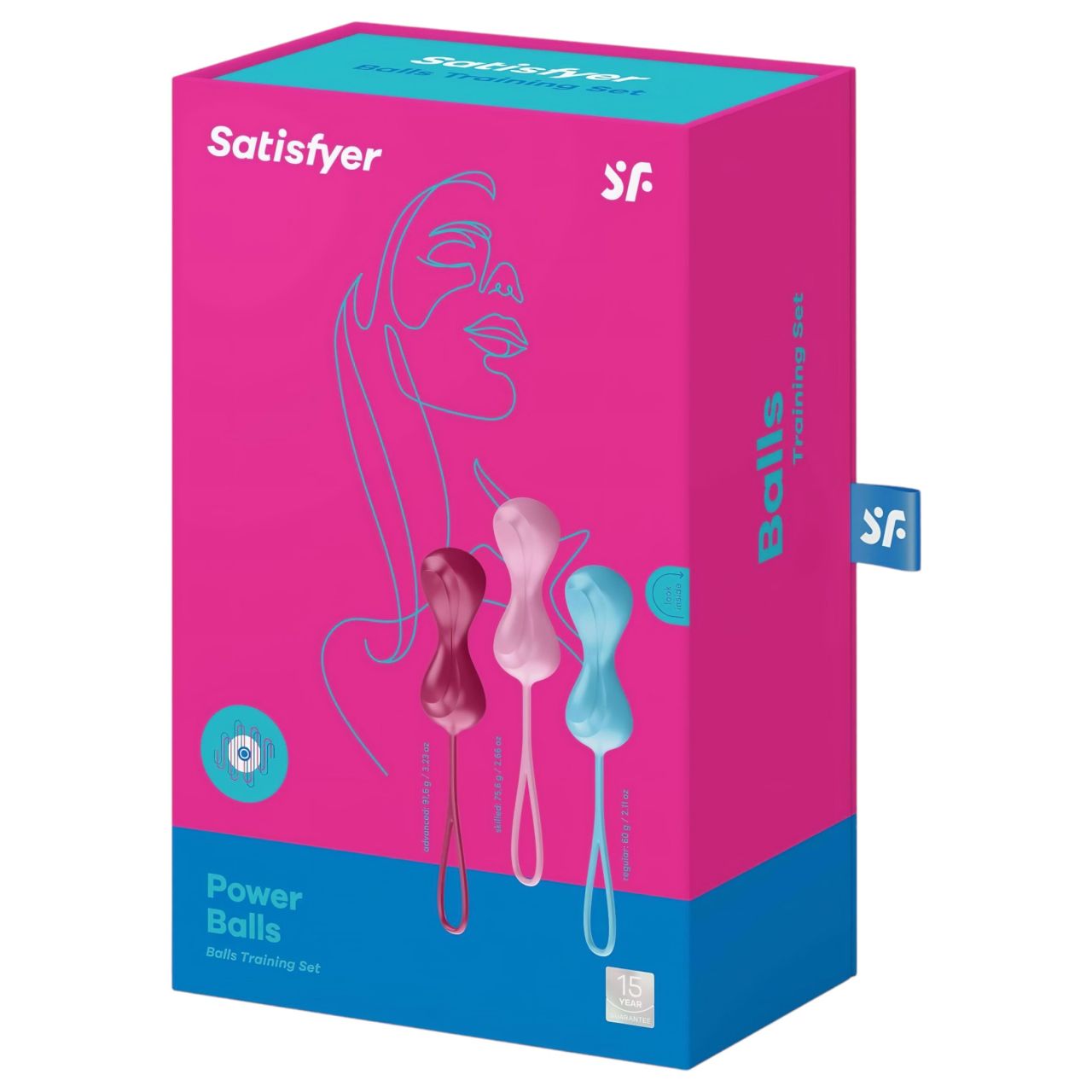 Satisfyer Power Balls - mozgó golyós gésagolyó szett (3 db) Satisfyer Power Balls - mozgó golyós gésagolyó szett (3 db)