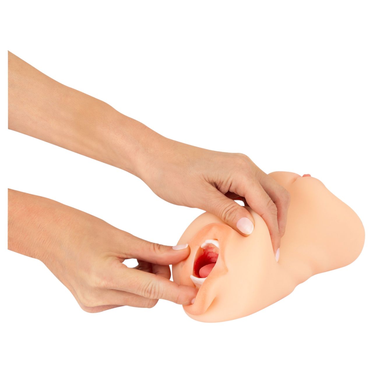 Nature Skin - punci és száj maszturbátor (natúr) Nature Skin - punci és száj maszturbátor (natúr)