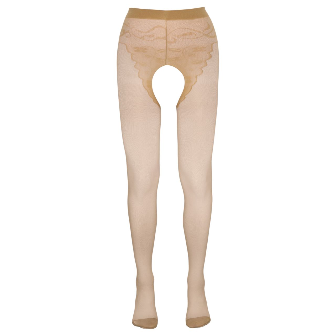 Cottelli - Csíkos szexharisnya (natúr)