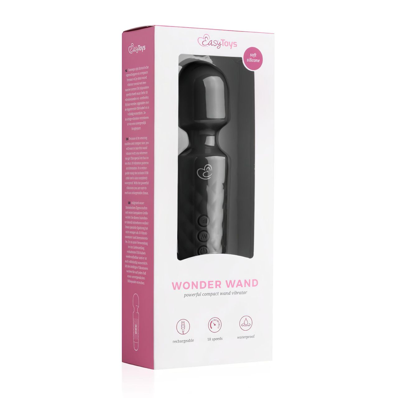 EasyToys Mini Wand - akkus masszírozó vibrátor (fekete) EasyToys Mini Wand - akkus masszírozó vibrátor (fekete)