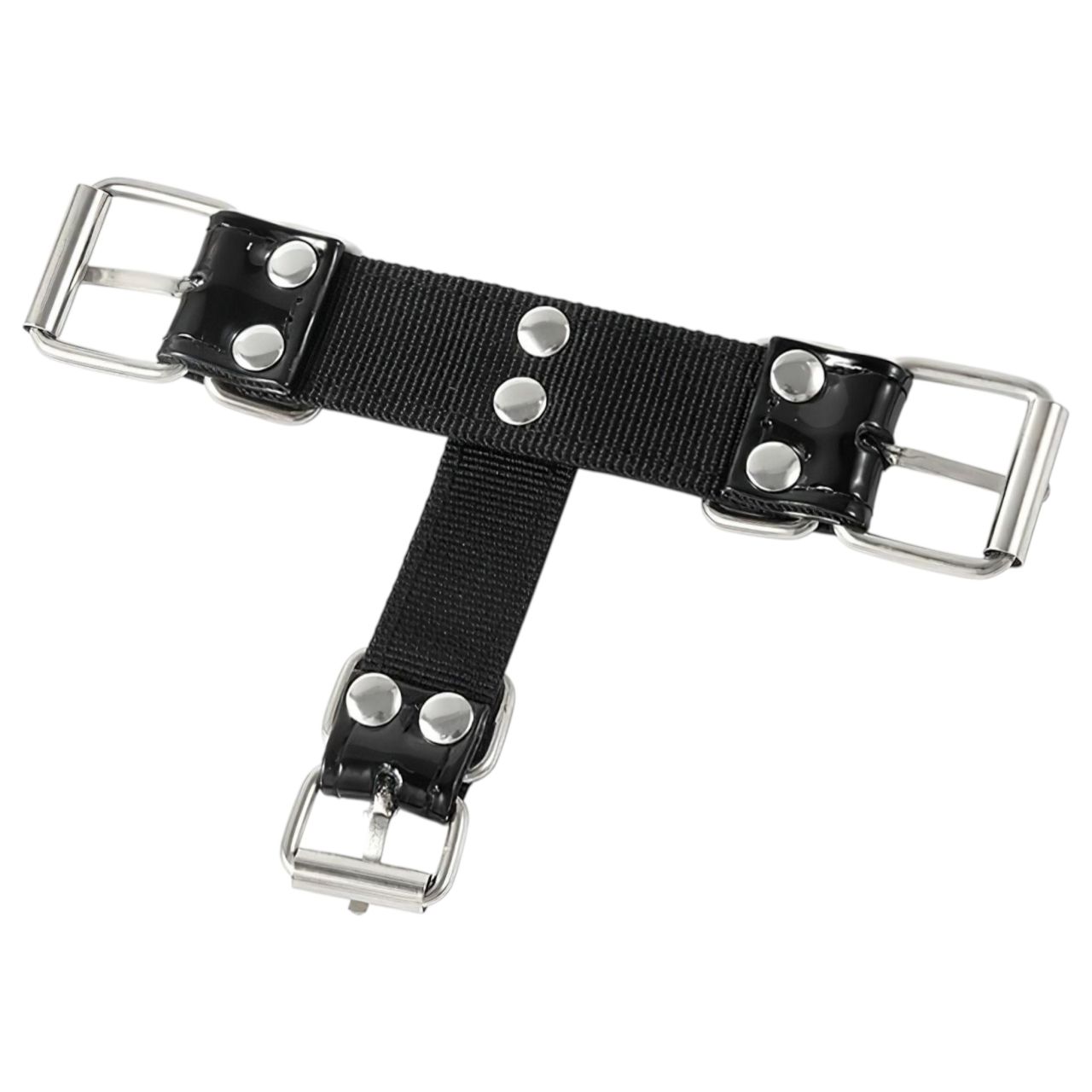 Latetobed - nyakörv orrkampóval (fekete)