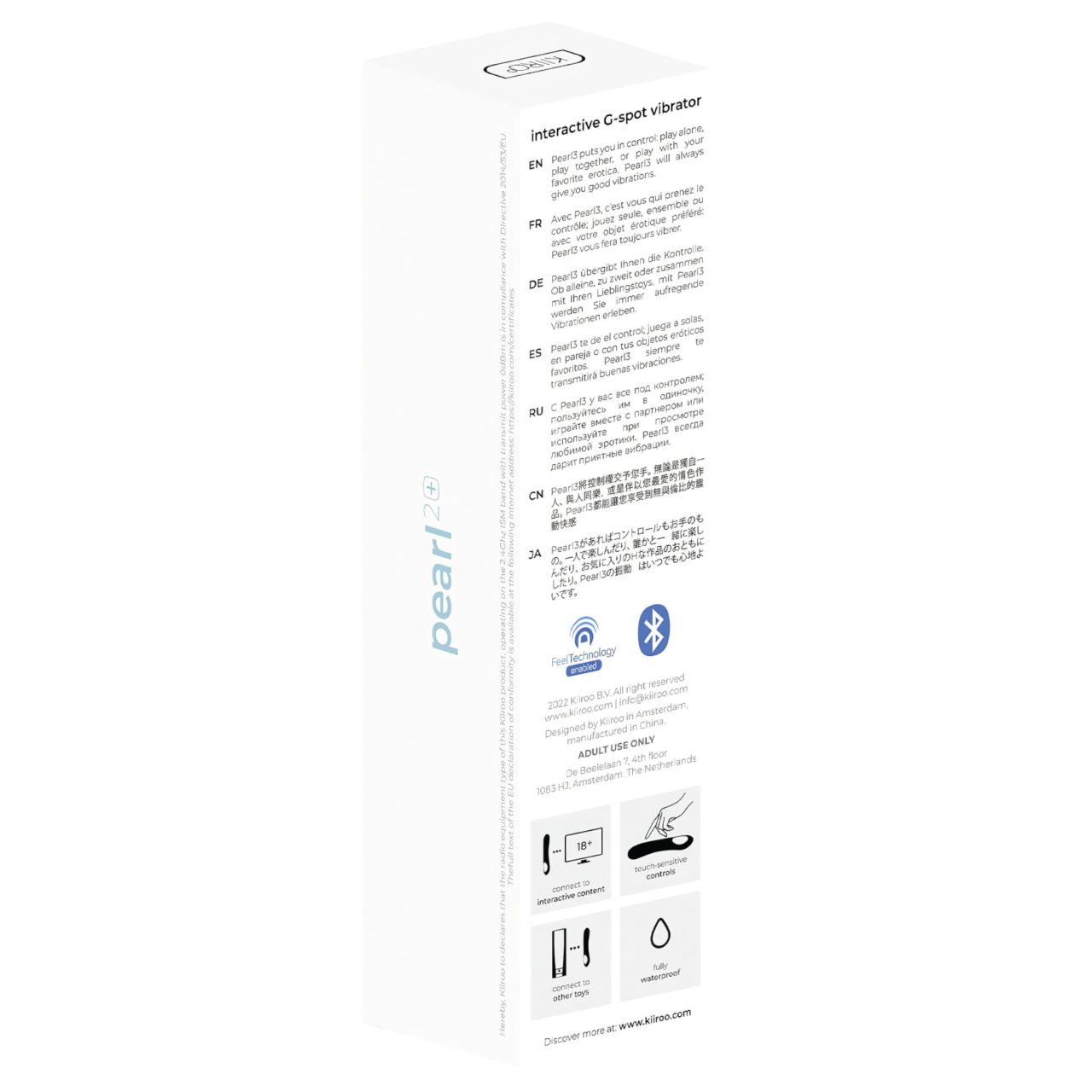 Kiiroo Pearl 2 - interaktív, vízálló G-pont vibrátor (zöld)