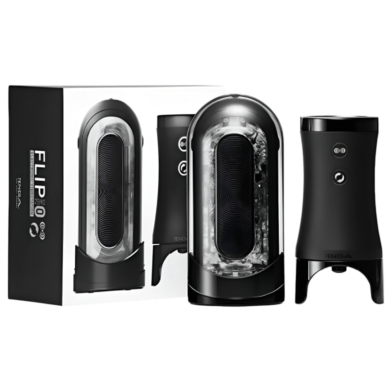 TENGA Flip 0 Electronic - automata maszturbátor (fekete) TENGA Flip 0 Electronic - automata maszturbátor (fekete)