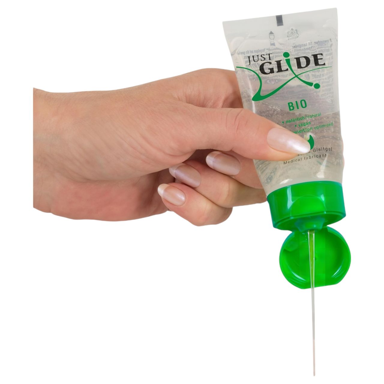Just Glide Bio - vízbázisú vegán síkosító Just Glide Bio - vízbázisú vegán síkosító
