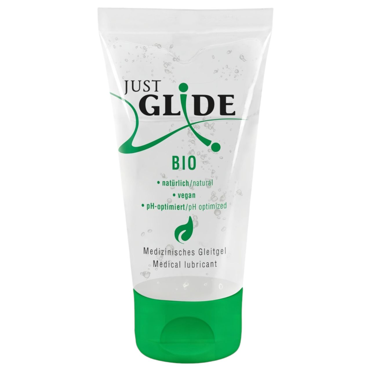 Just Glide Bio - vízbázisú vegán síkosító Just Glide Bio - vízbázisú vegán síkosító