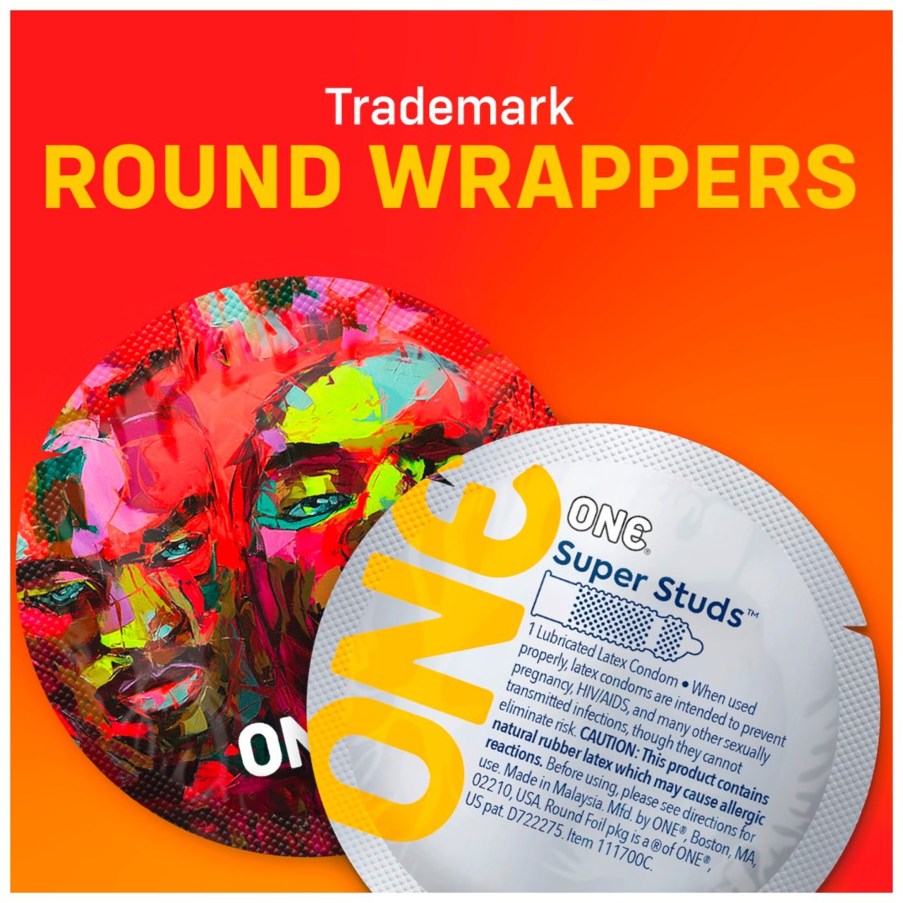 ONE Super Studs - pontozott óvszer (12db) ONE Super Studs - pontozott óvszer (12db)