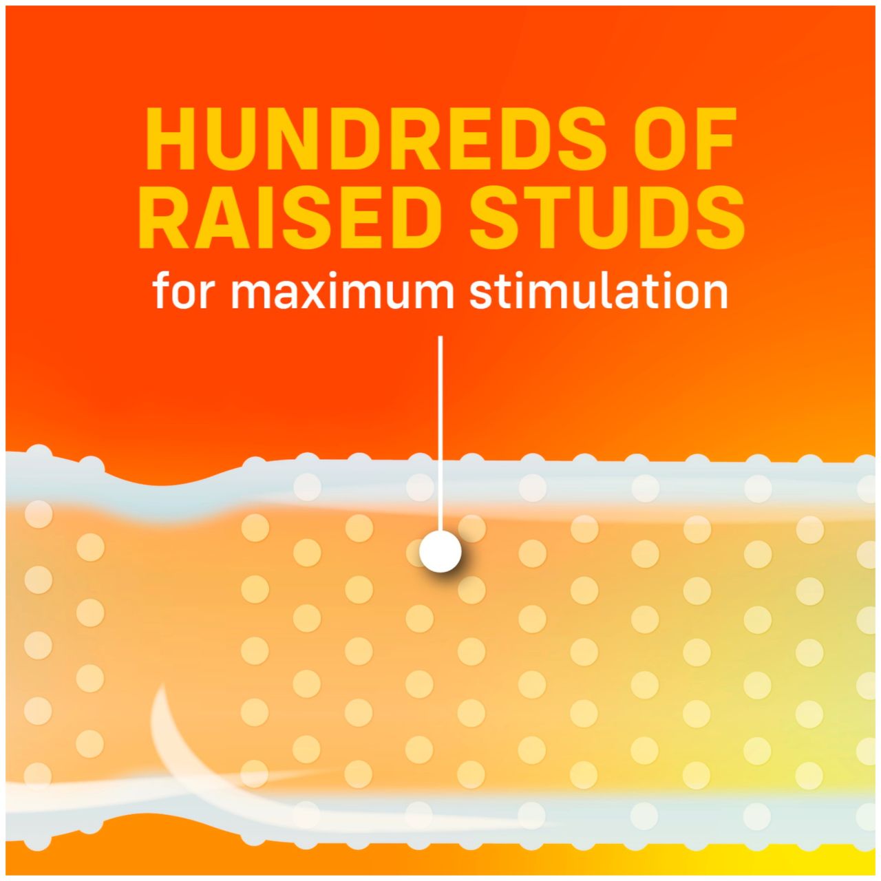 ONE Super Studs - pontozott óvszer (12db) ONE Super Studs - pontozott óvszer (12db)