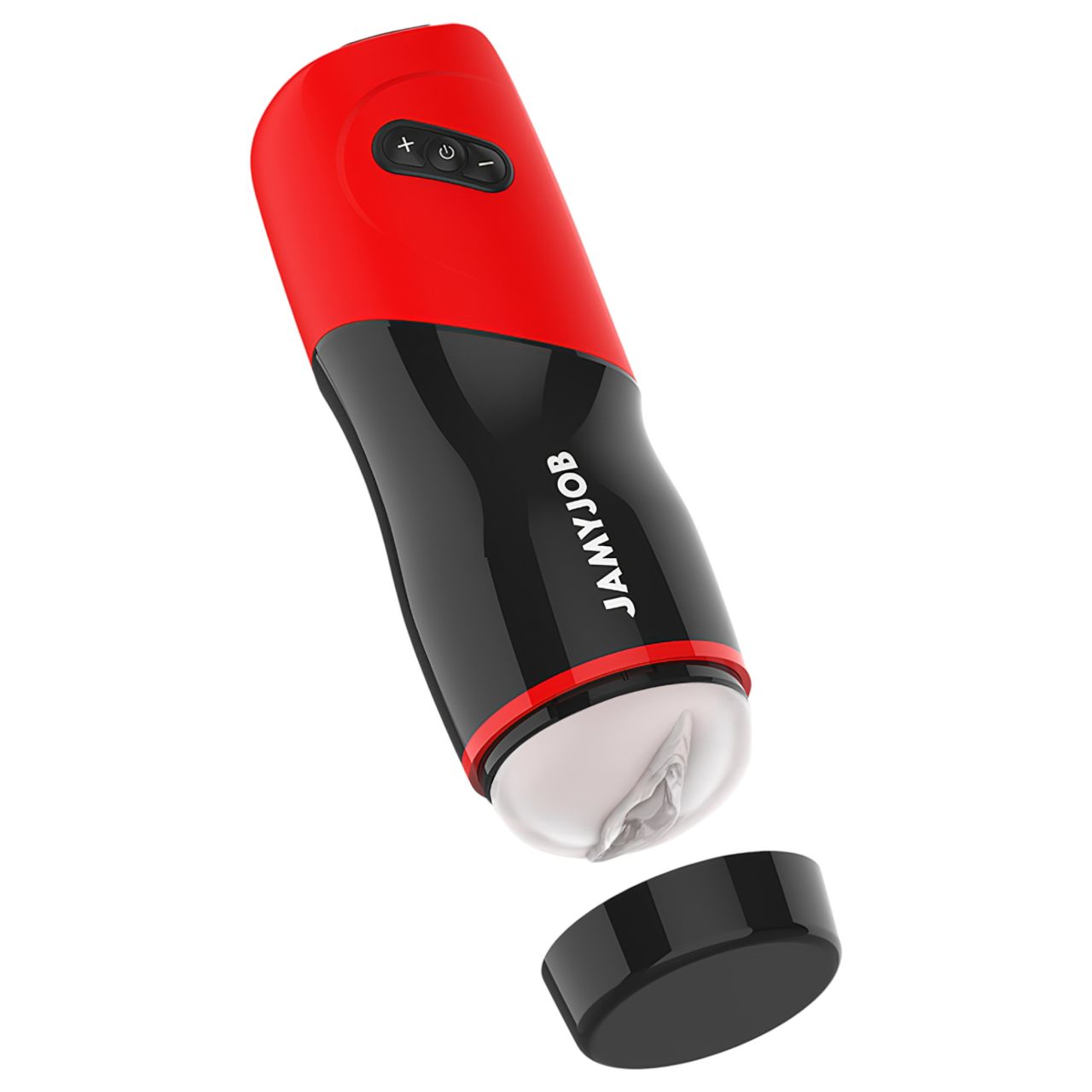 JamyJob - lökő-nyögő maszturbátor (fekete)