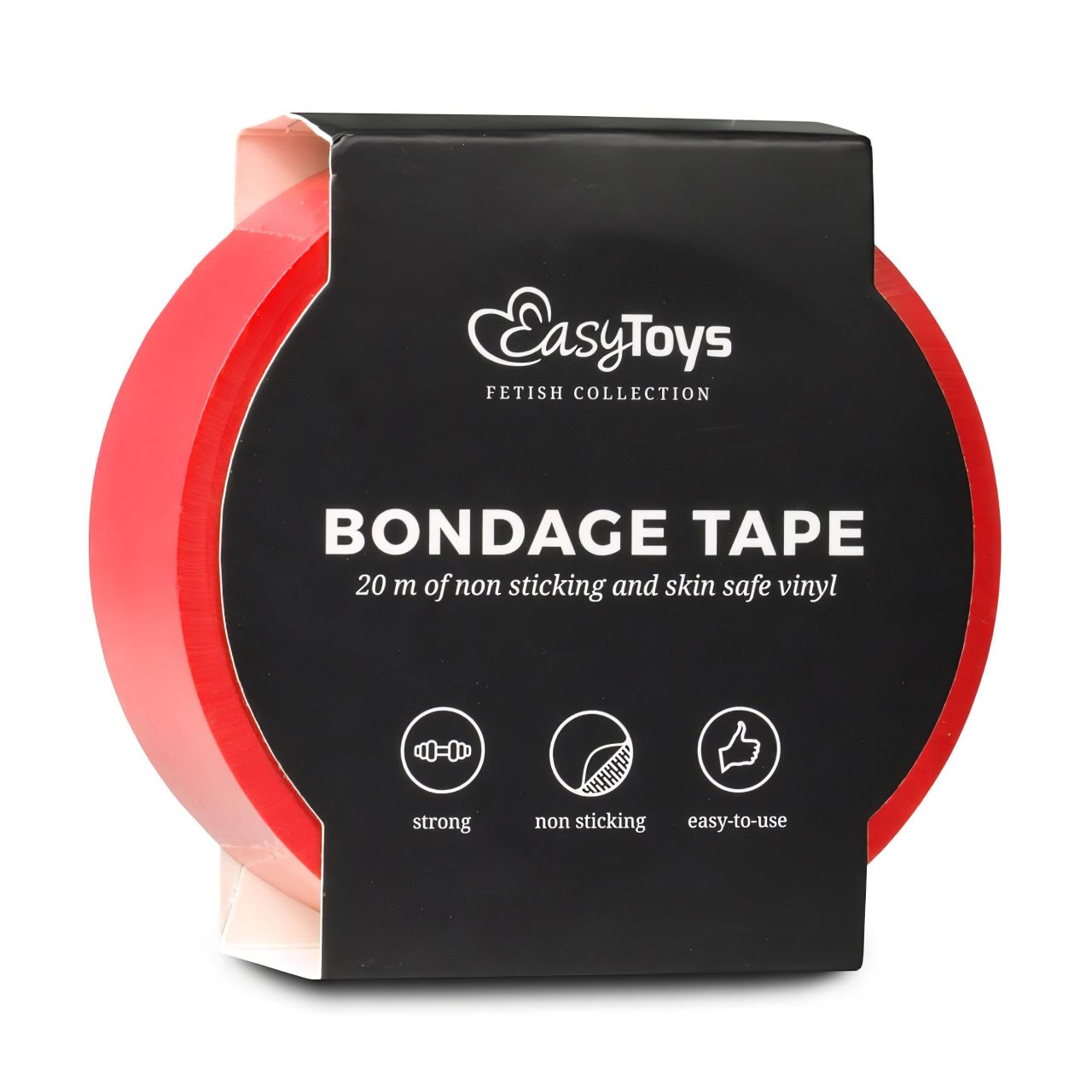 Easytoys Tape - bondage szalag - piros (20m) Easytoys Tape - bondage szalag - piros (20m)
