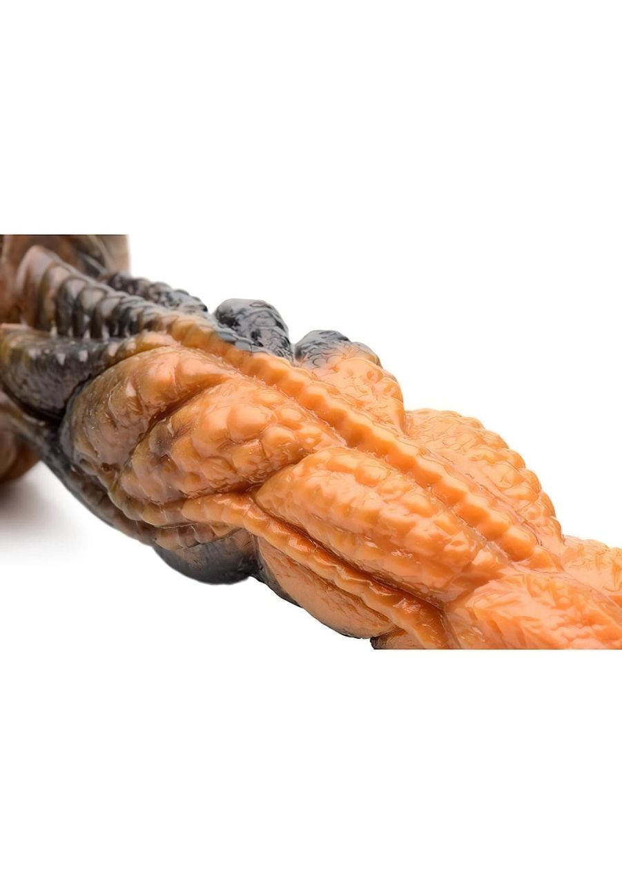 Creature Cocks Ravager - textúrált szilikon dildó - 20cm (narancs) Creature Cocks Ravager - textúrált szilikon dildó - 20cm (narancs)