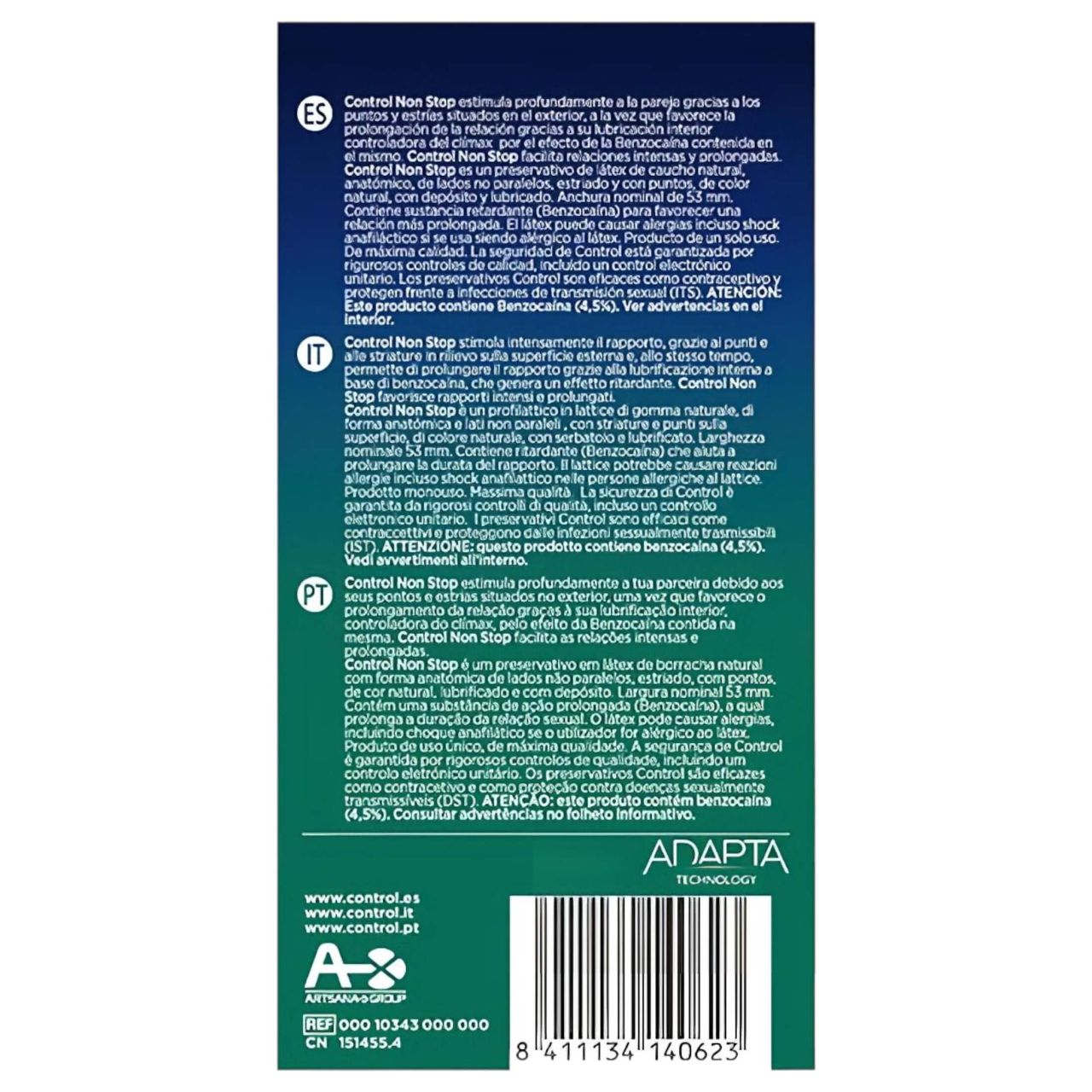 Control - bordázott késleltető hatású óvszer (12db) Control - bordázott késleltető hatású óvszer (12db)