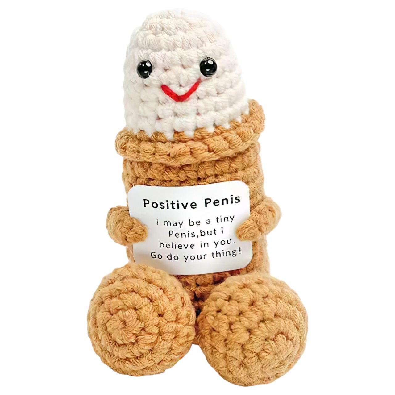 Pozitív pénisz - kötött (natúr)