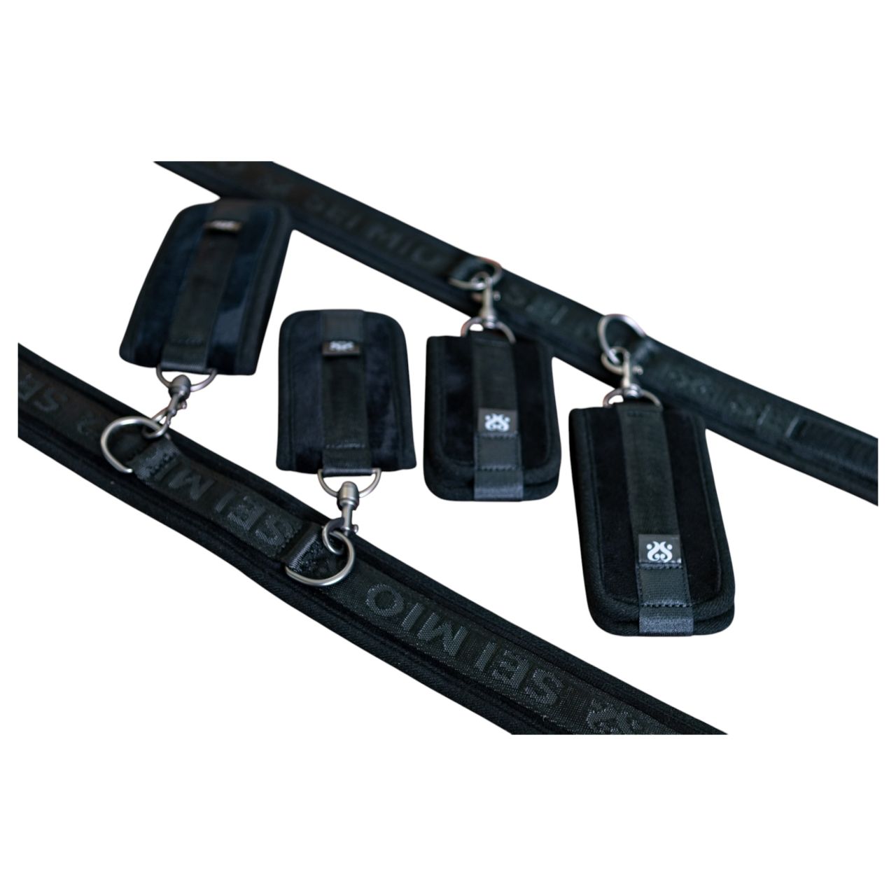 Sei Mio - comb-, csukló- és bokabilincs (fekete) Sei Mio - comb-, csukló- és bokabilincs (fekete)