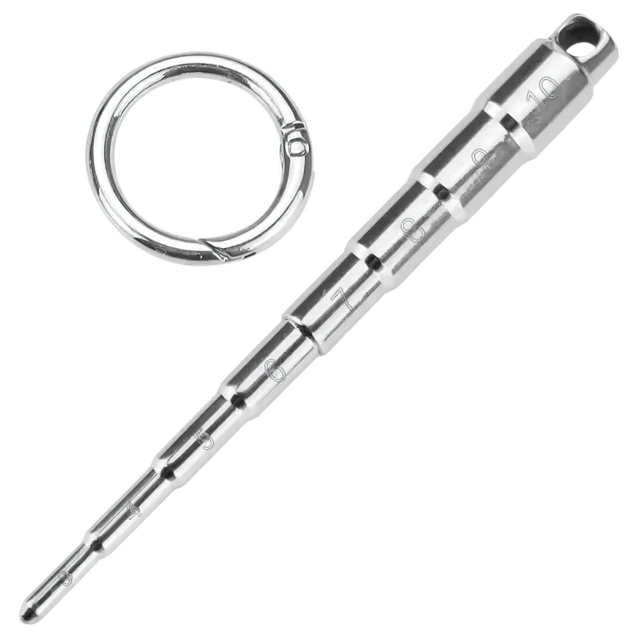 Rozsdamentes acél dilátor - M (ezüst) Rozsdamentes acél dilátor - M (ezüst)