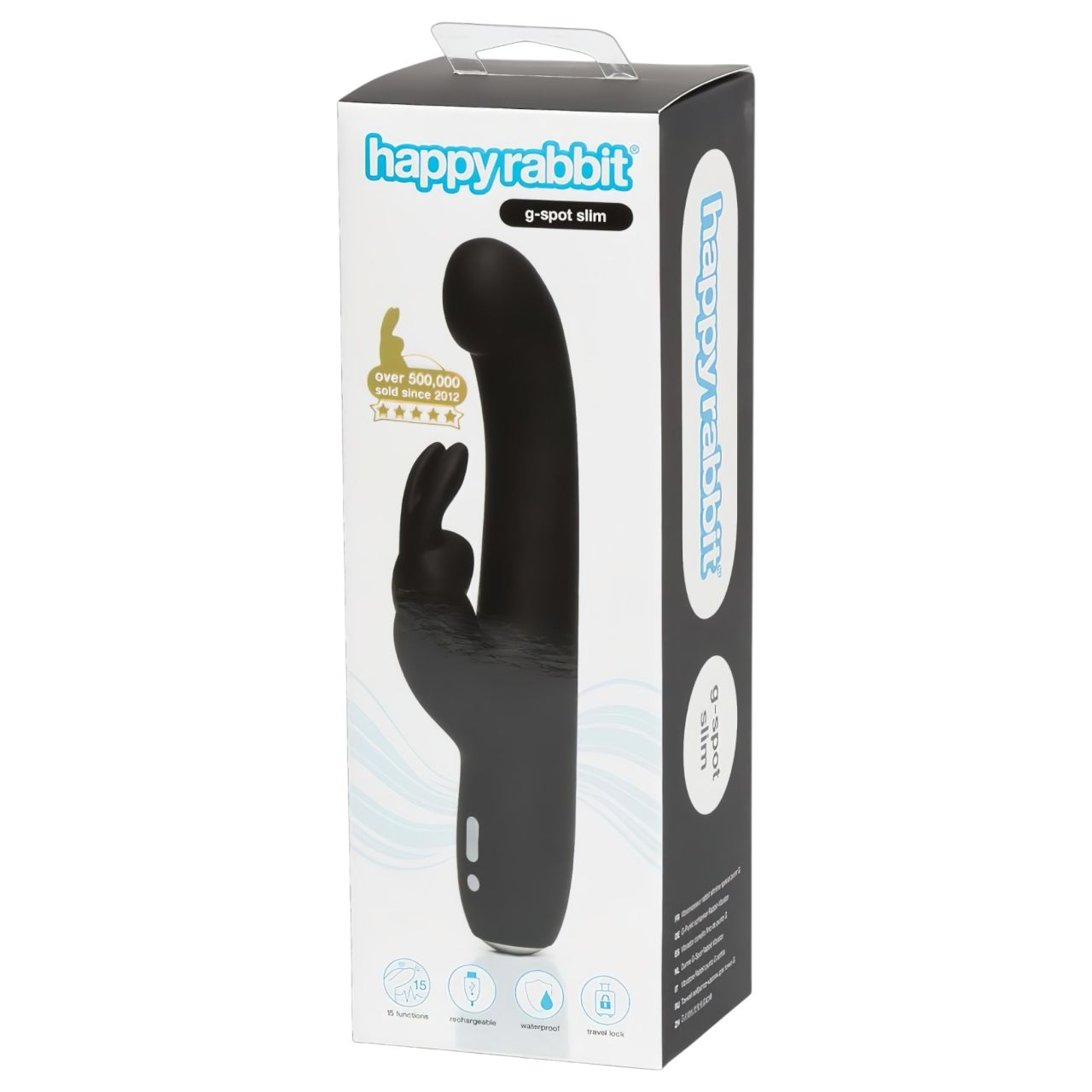 / Happyrabbit G-Spot Slim - vibrátor (fekete) / Happyrabbit G-Spot Slim - vibrátor (fekete)