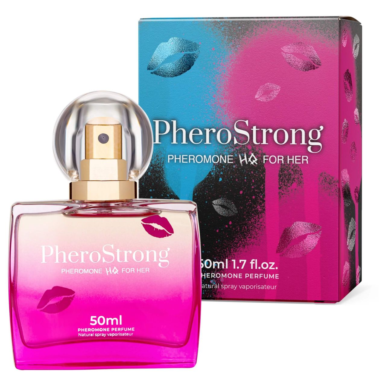 PheroStrong HQ for Her - feromon parfüm nőknek (50ml) PheroStrong HQ for Her - feromon parfüm nőknek (50ml)