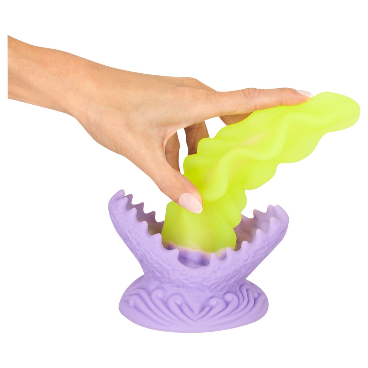 Beasty Cocks Passionate Plant - világító dildó (zöld) Beasty Cocks Passionate Plant - világító dildó (zöld)