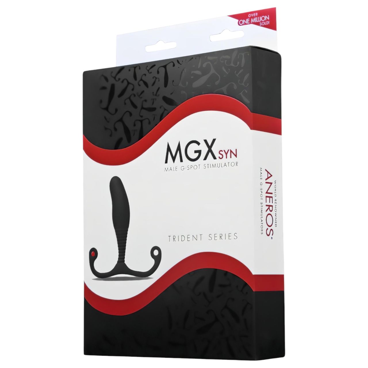 / Aneros MGX Syn Trident - prosztata dildó (fekete) -