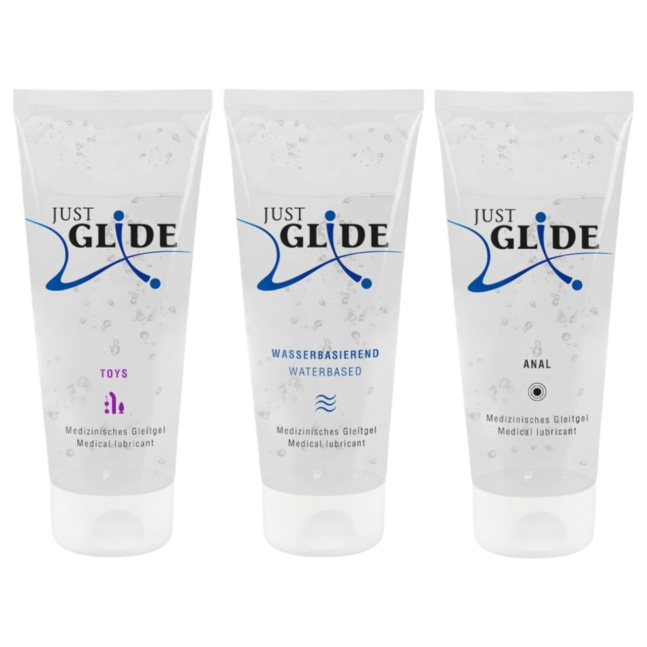 Just Glide síkosító szett (3x200ml) Just Glide síkosító szett (3x200ml)