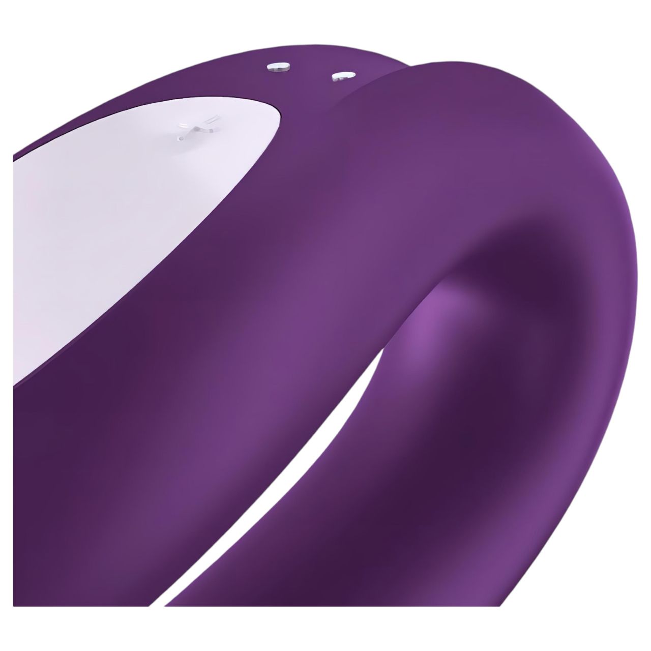 / Satisfyer Double Joy - okos, vízálló párvibrátor (lila)