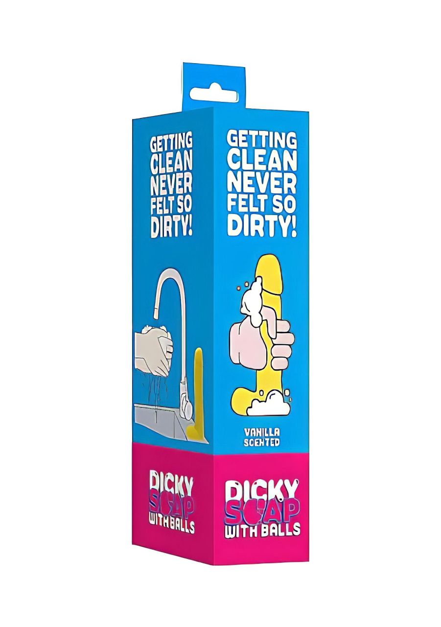 Dicky - szappan pénisz herékkel - vanília (210g) Dicky - szappan pénisz herékkel - vanília (210g)