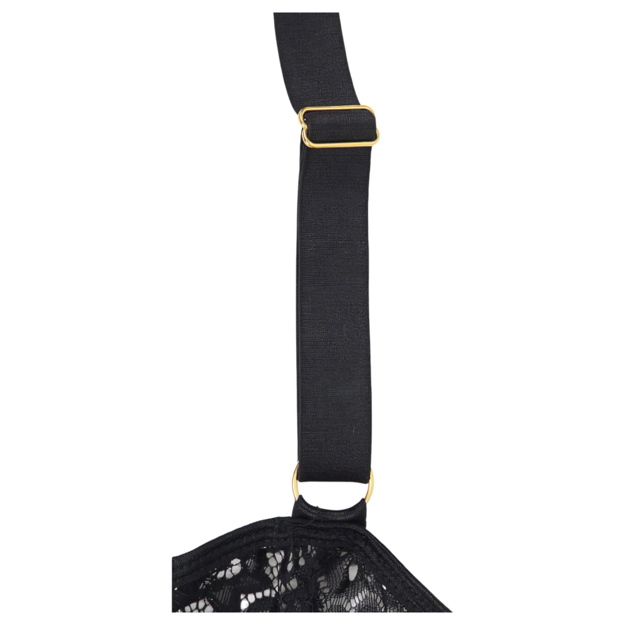 Subblime - mintás body szatén övvel (fekete)