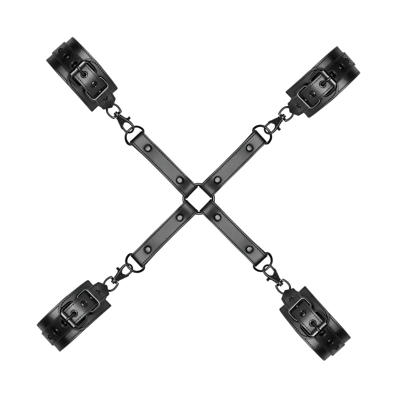 Bedroom Fantasies - boka és csukló bilincs (fekete)