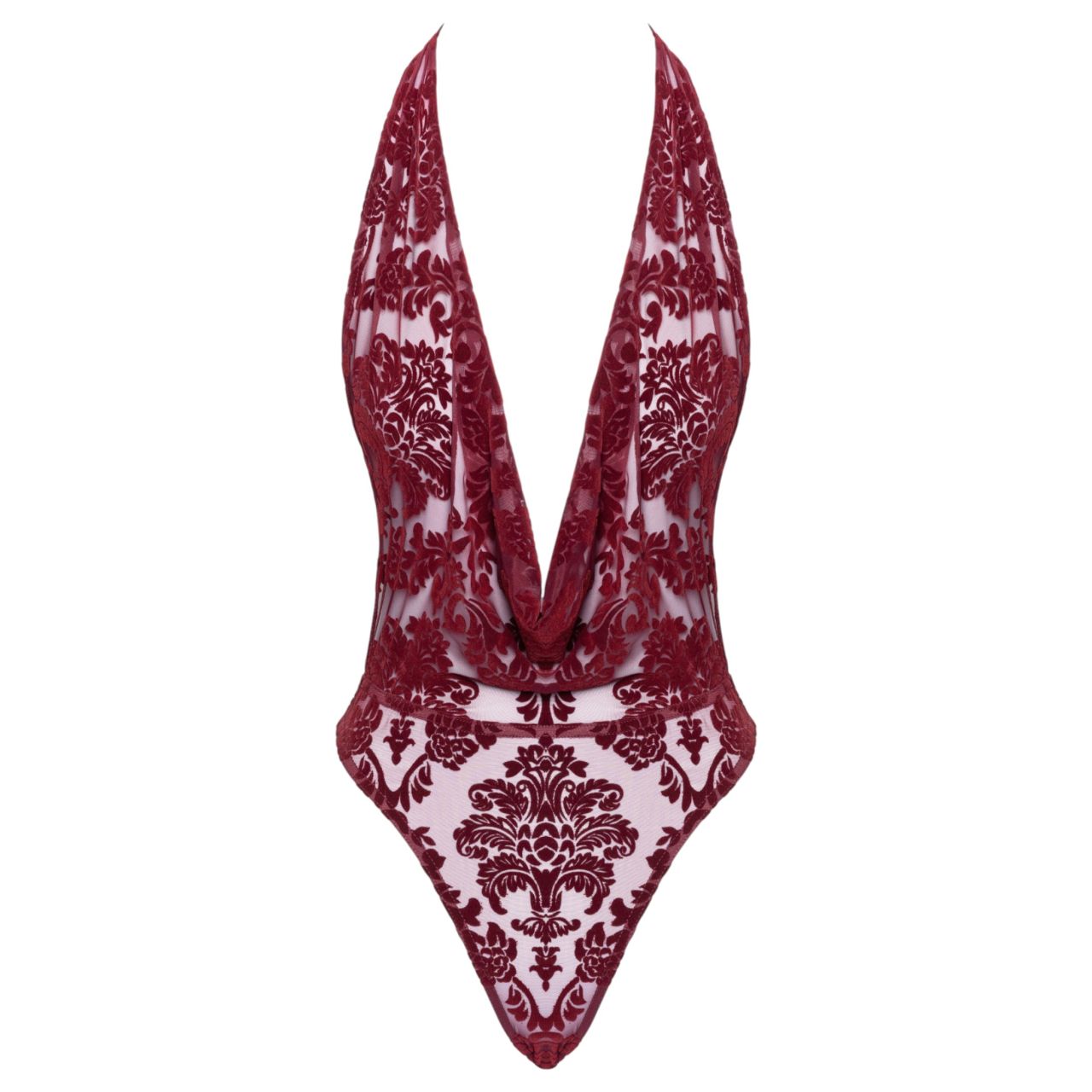 Noir Kink Royal - áttetsző body (piros)