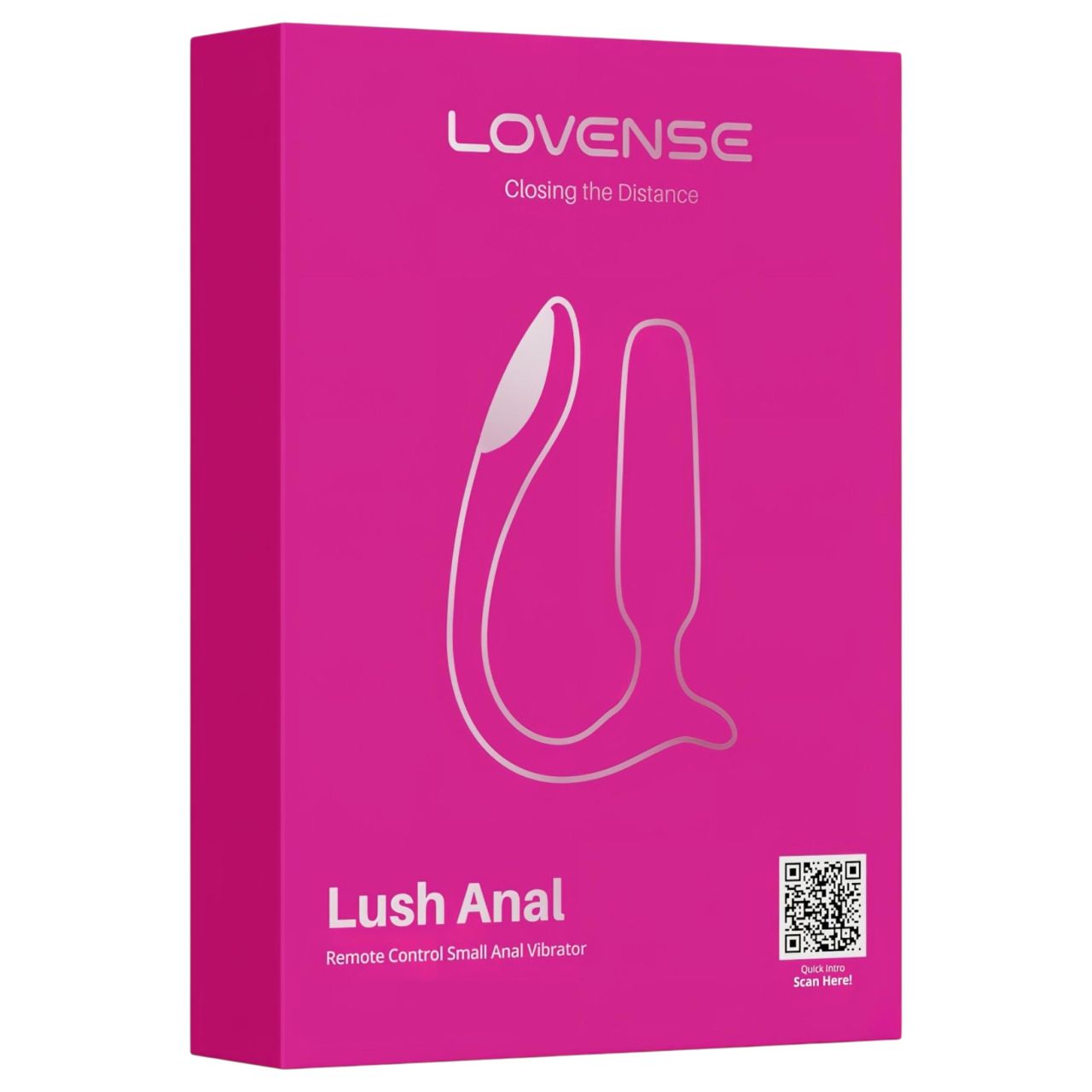 Lovense Lush Anal - App-vezérelt análvibrátor, LED-es - pink Lovense Lush Anal - App-vezérelt análvibrátor, LED-es - pink