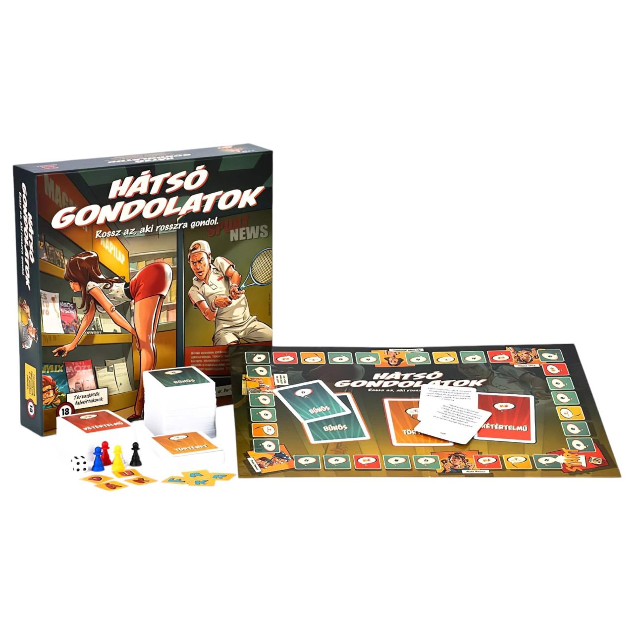 Hátsó gondolatok - Sikamlós találós kérdések felnőtt szex társasjáték