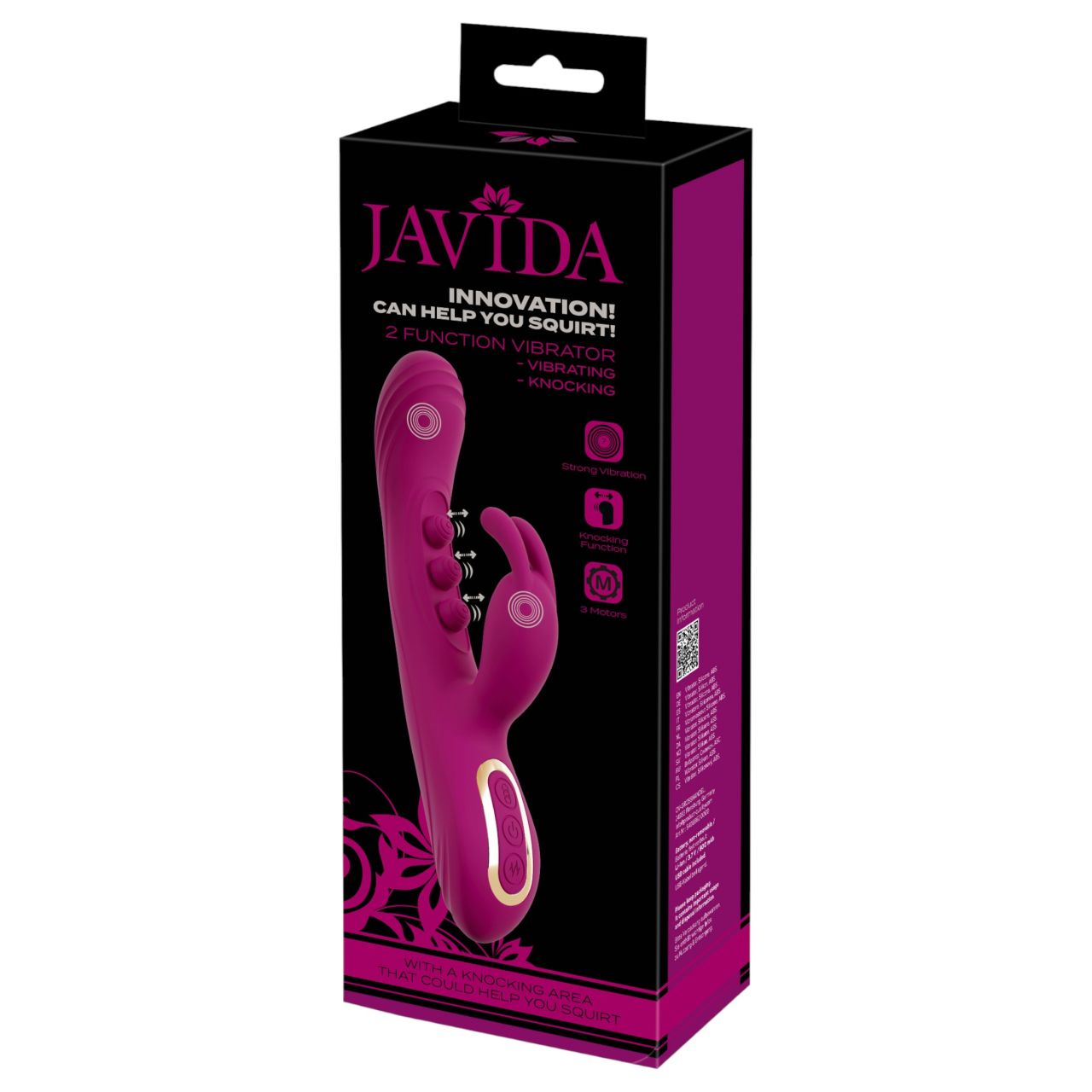 Javida - golyós, csiklókaros vibrátor (lila) Javida - golyós, csiklókaros vibrátor (lila)