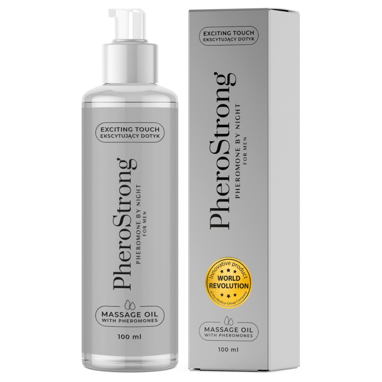 PheroStrong by Night - masszázsolaj férfiaknak (100 ml) PheroStrong by Night - masszázsolaj férfiaknak (100 ml)