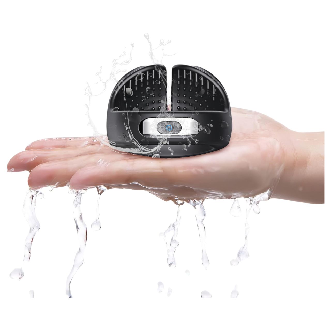 AlvUp - vibrációs péniszgyűrű (fekete)