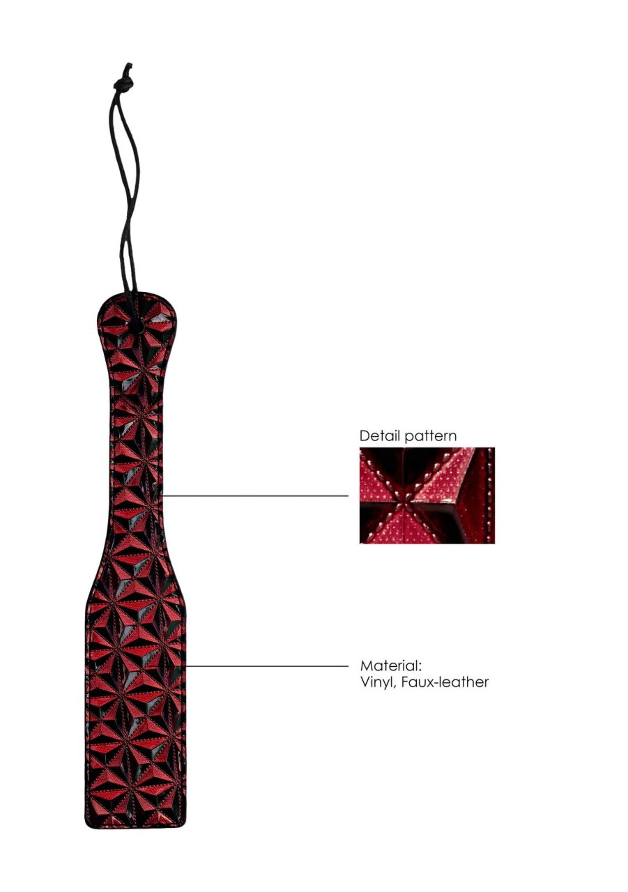 Ouch - gyémánt mintás paskoló (piros)