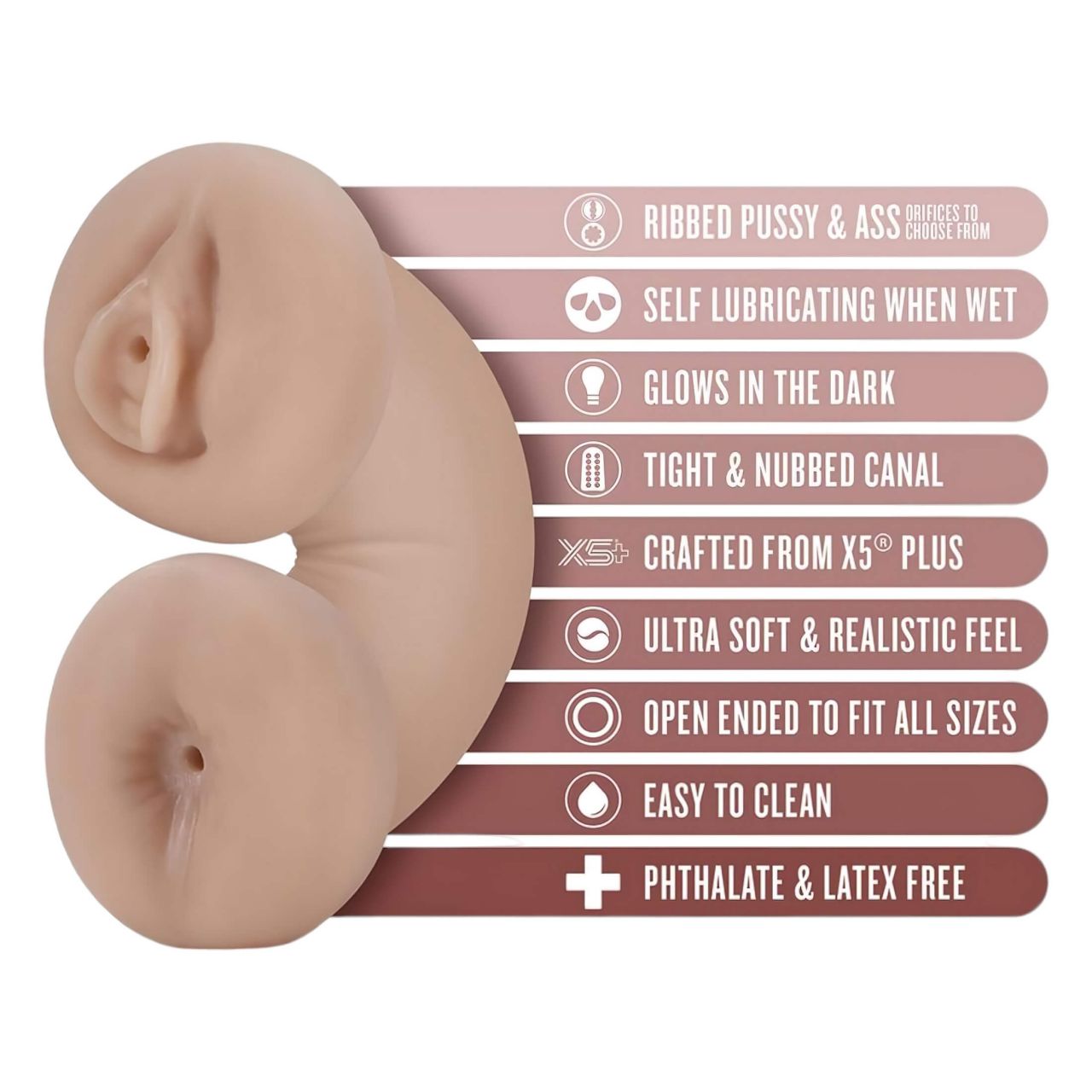 Enlust Tasha - világító punci és popsi MI képekkel (natúr) Enlust Tasha - világító punci és popsi MI képekkel (natúr)