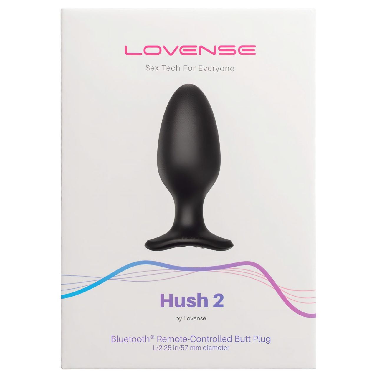 LOVENSE Hush 2 L - akkus kis anál vibrátor (57mm) - fekete LOVENSE Hush 2 L - akkus kis anál vibrátor (57mm) - fekete
