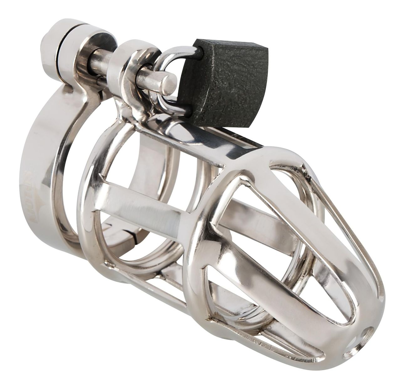 You2Toys - Chastity Cage - fém pénisz ketrec, lakattal