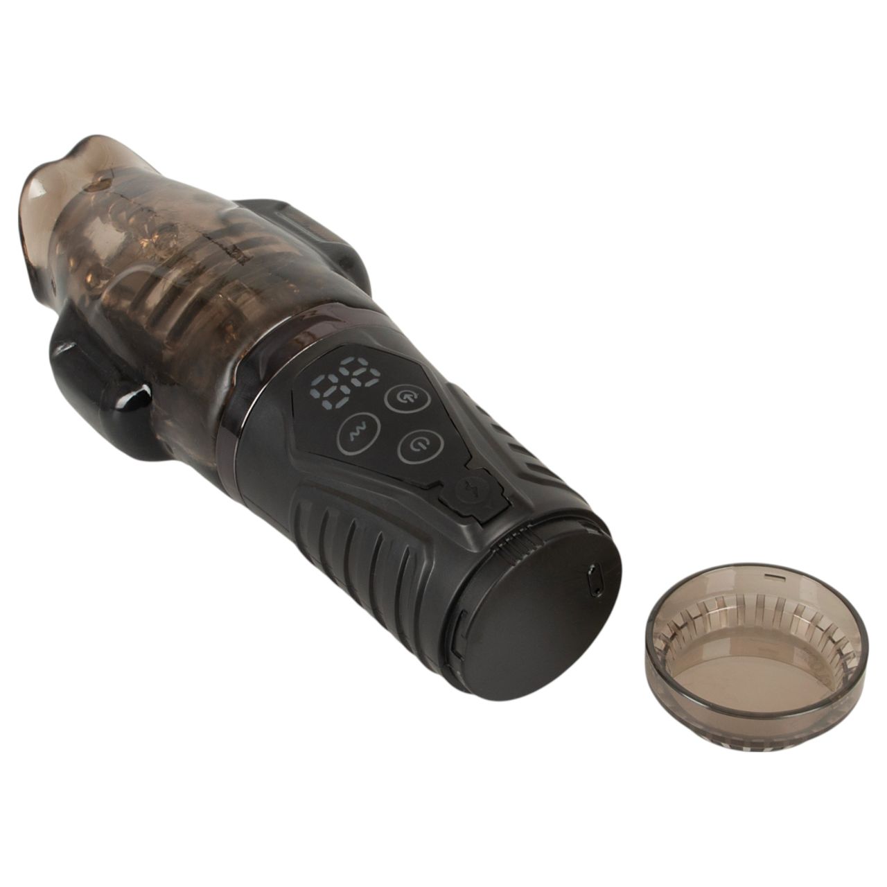 Stroker - szívó, rezgő maszturbátor (szürke) Stroker - szívó, rezgő maszturbátor (szürke)