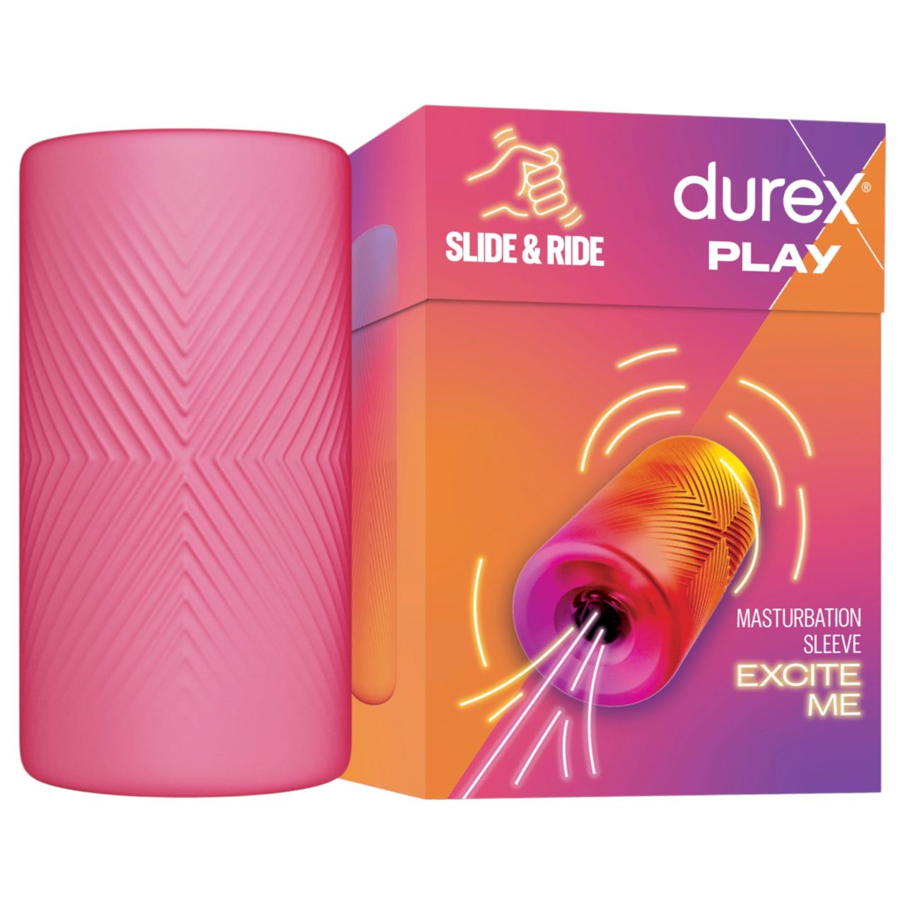 / Durex Slide & Ride - maszturbátor (pink) / Durex Slide & Ride - maszturbátor (pink)