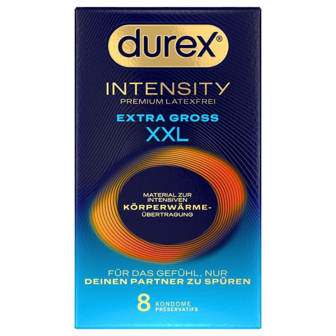 Durex Intensity XXL - latexmentes óvszer (8db)