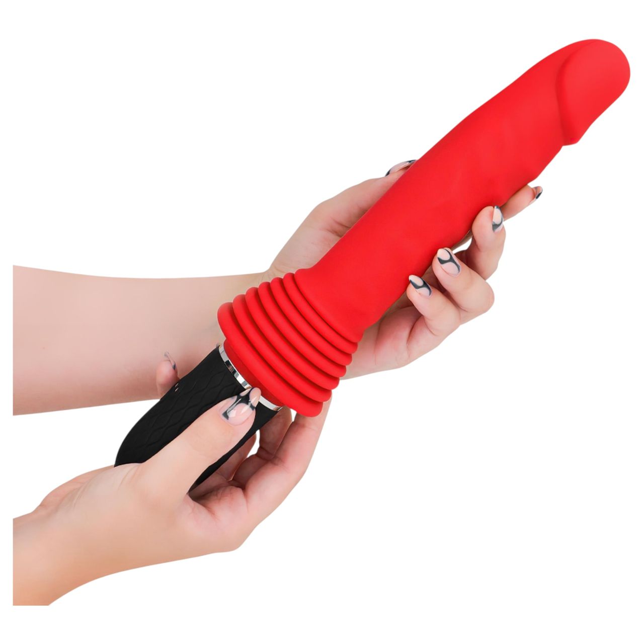 Intense Cynthia - tapadó talpas lökő vibrátor (piros) Intense Cynthia - tapadó talpas lökő vibrátor (piros)