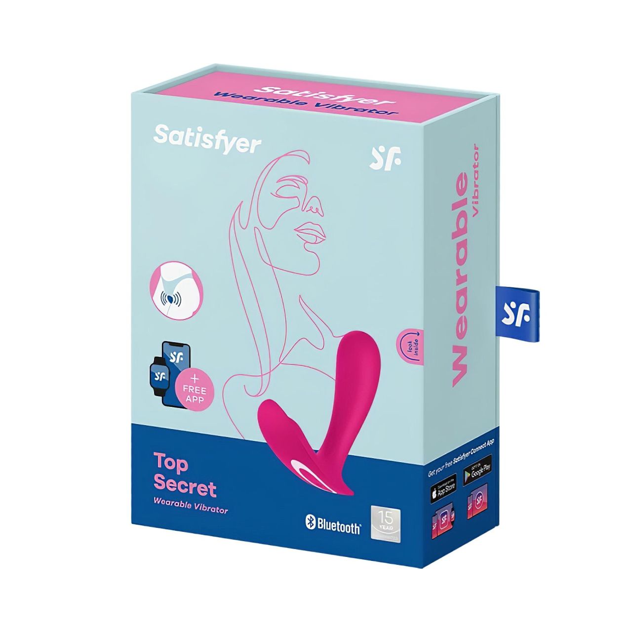 Satisfyer Top Secret - okos 2 motoros vibrátor (pink) Satisfyer Top Secret - okos 2 motoros vibrátor (pink)