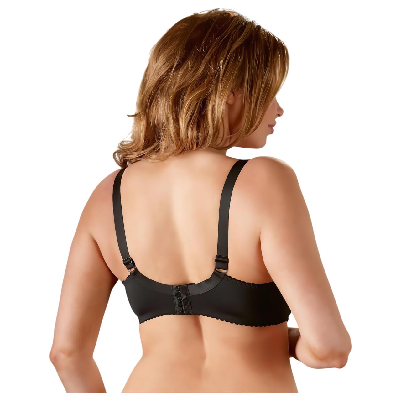 Cottelli Plus Size - push-up melltartó (fekete) Cottelli Plus Size - push-up melltartó (fekete)