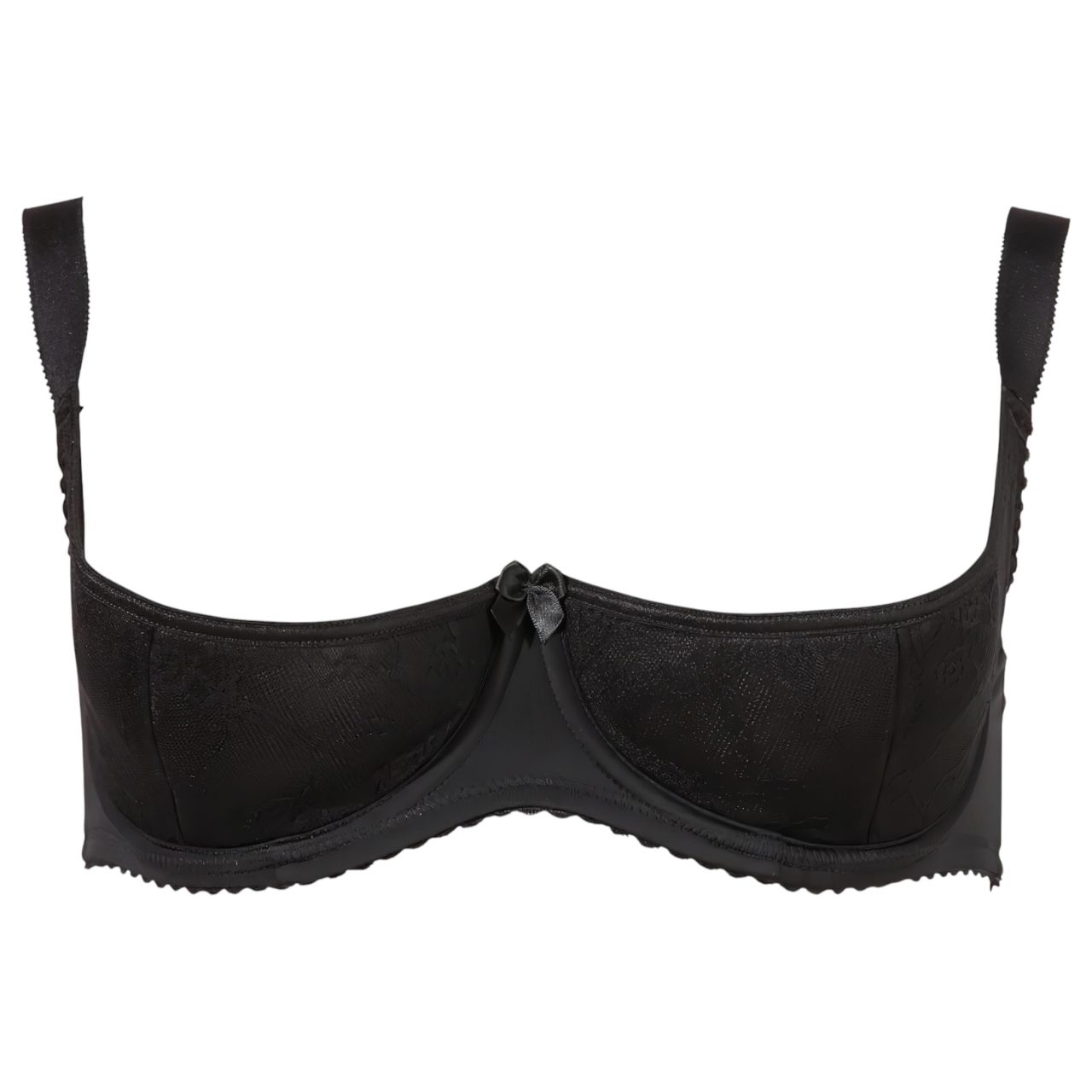 Cottelli Plus Size - push-up melltartó (fekete) Cottelli Plus Size - push-up melltartó (fekete)
